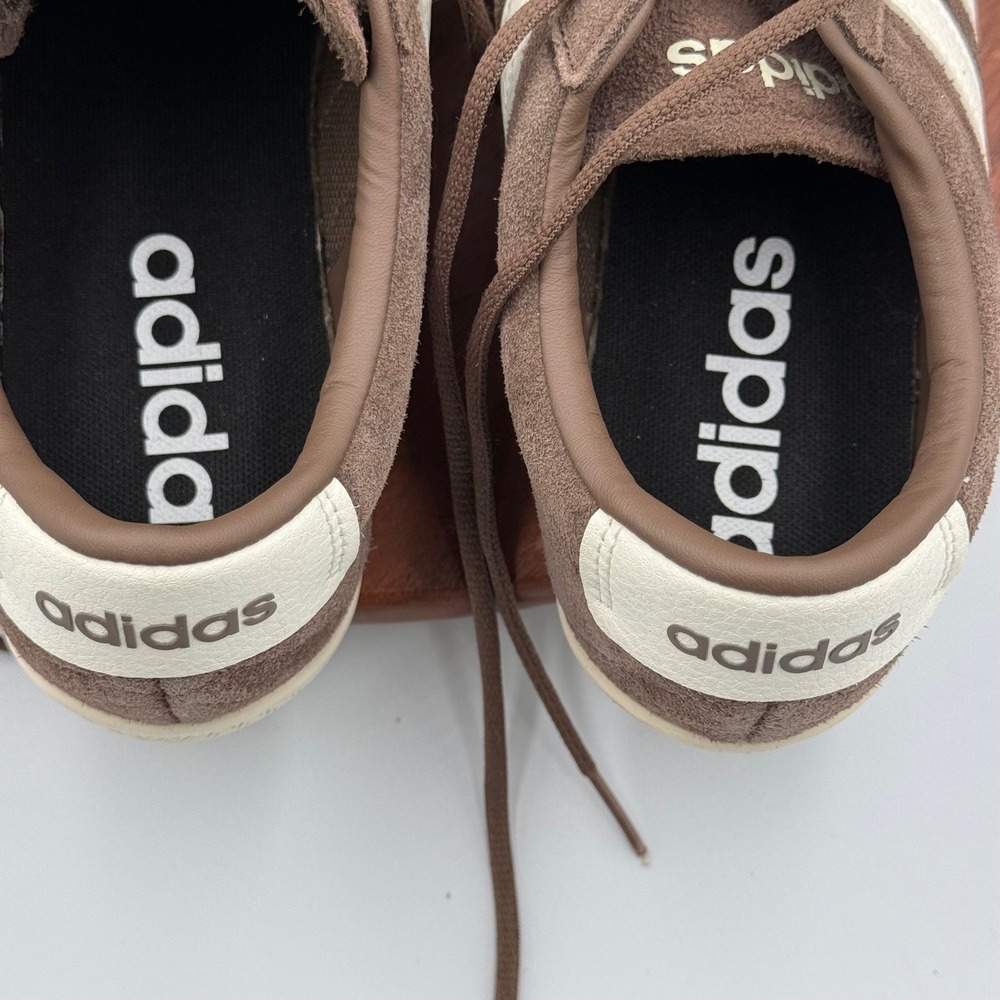 Adidas Grand Court Lo Sneakers Women 9 Brown Earth Strata Off White JQ7226 Retro - Picture 11 of 12